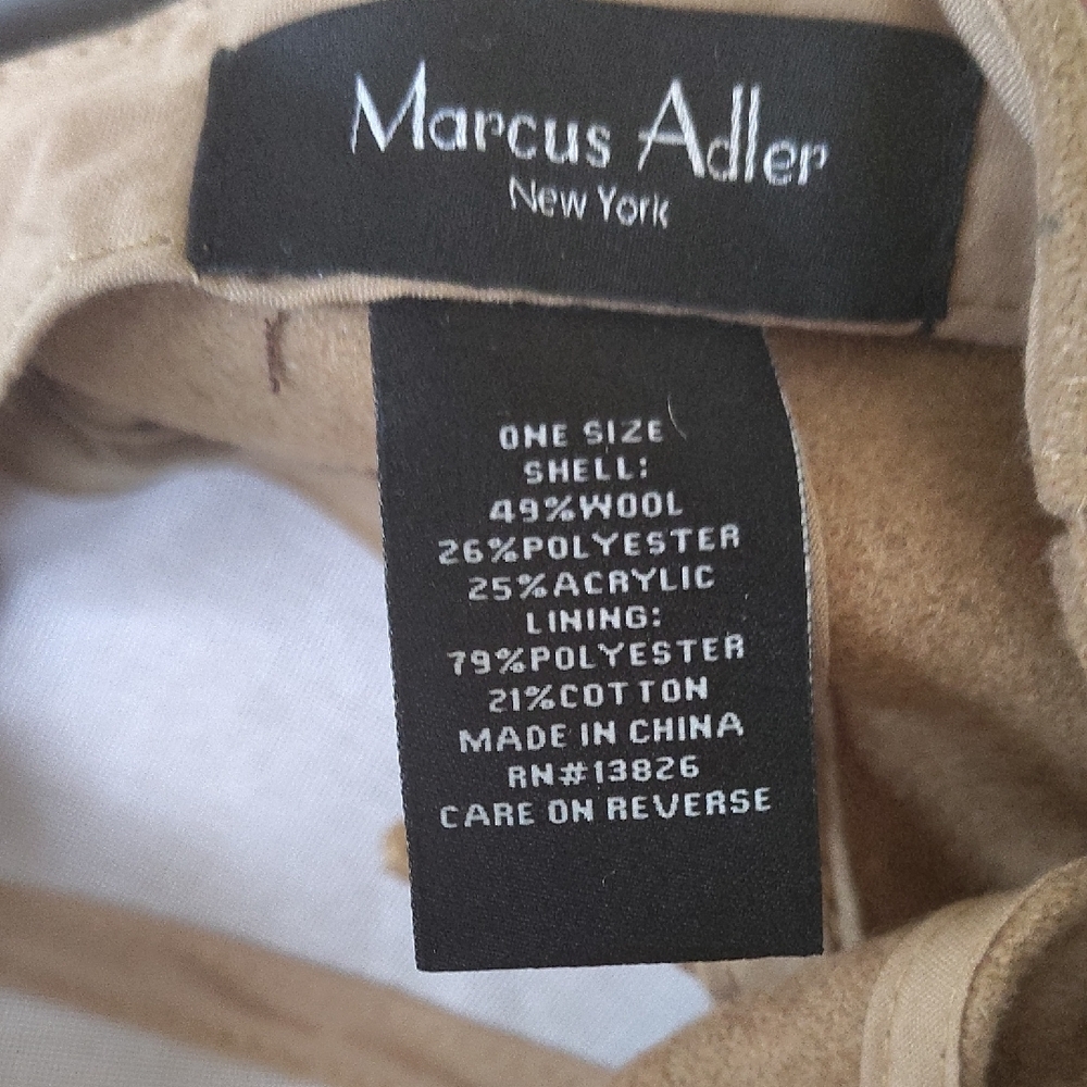 Classic Tan Men's Cap - Picture 3 of 3